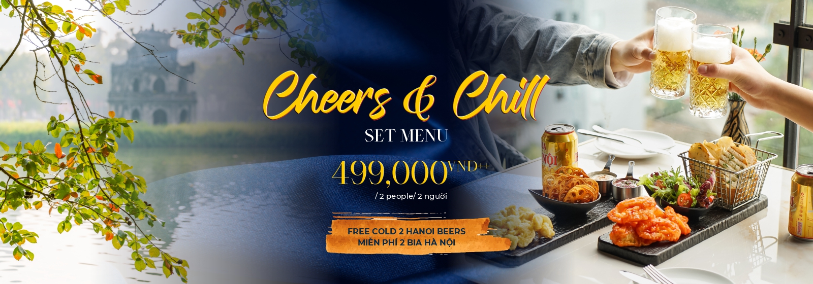 Cheers & Chill – Good Food, Cold Beer, Great View